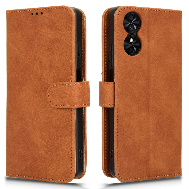 For TCL 50 SE Case PU Leather Folio Stand View Phone Cover Skin-touch For TCL 50 SE Case PU Leather Folio Stand View Phone Cover Skin-touch